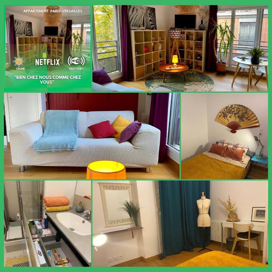 Paris-Versailles-Cosy-Calme-Wifi Apartment Exterior photo